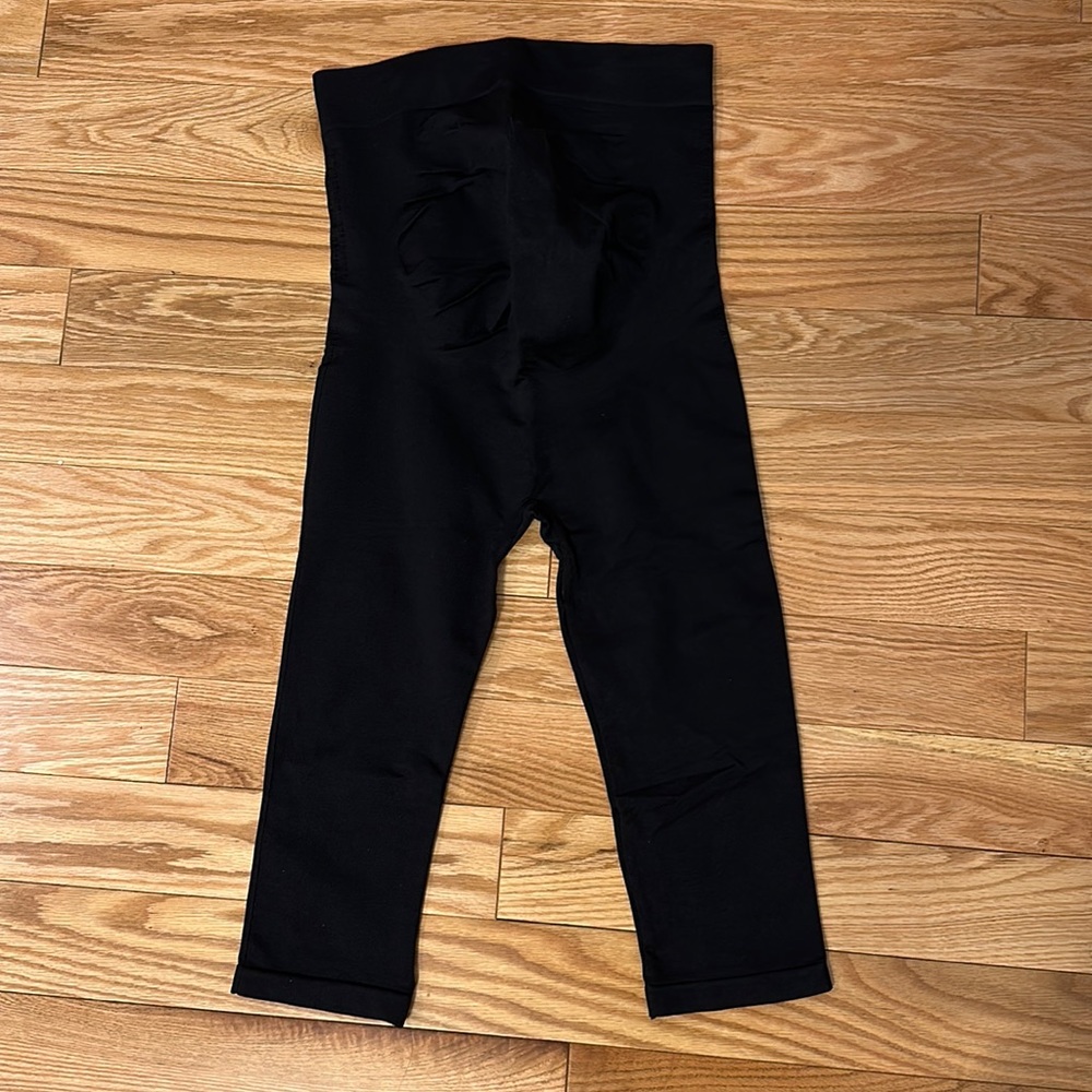Black maternity leggings